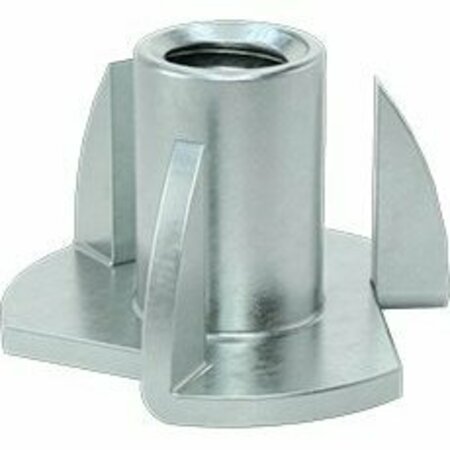 BSC PREFERRED Steel Tee Nut Inserts Zinc-Plated 1/4-20 Thread Size 0.485 Installed Length, 50PK 90975A233